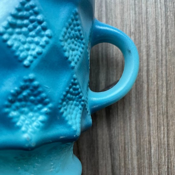 Anchor Hocking Fire King Vintage Blue Kimberly Mug - Picture 4 of 8